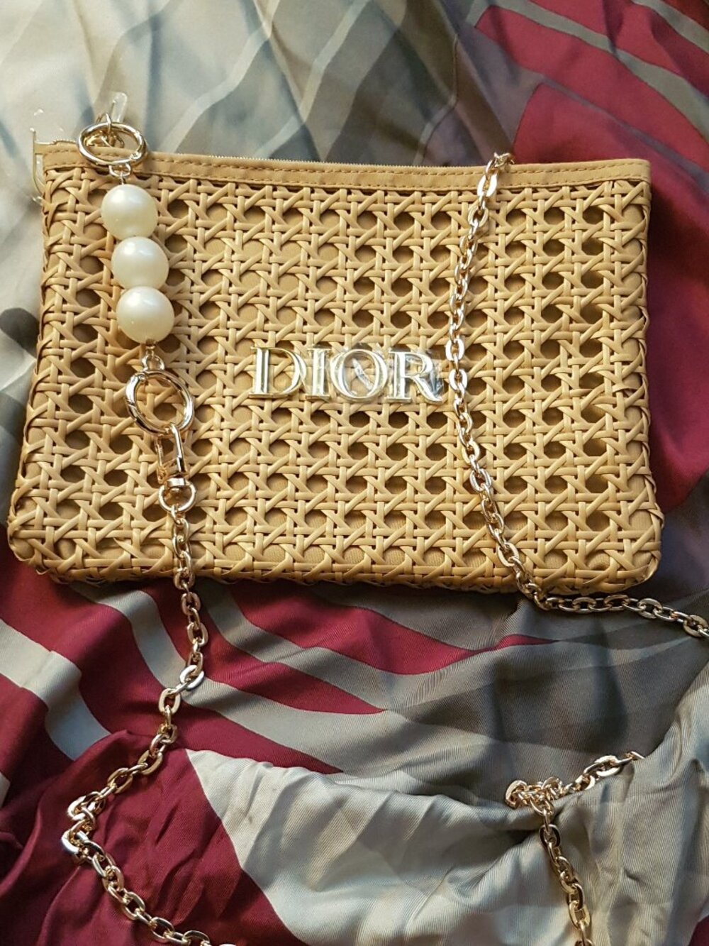 Dior beauty cosmetic bag